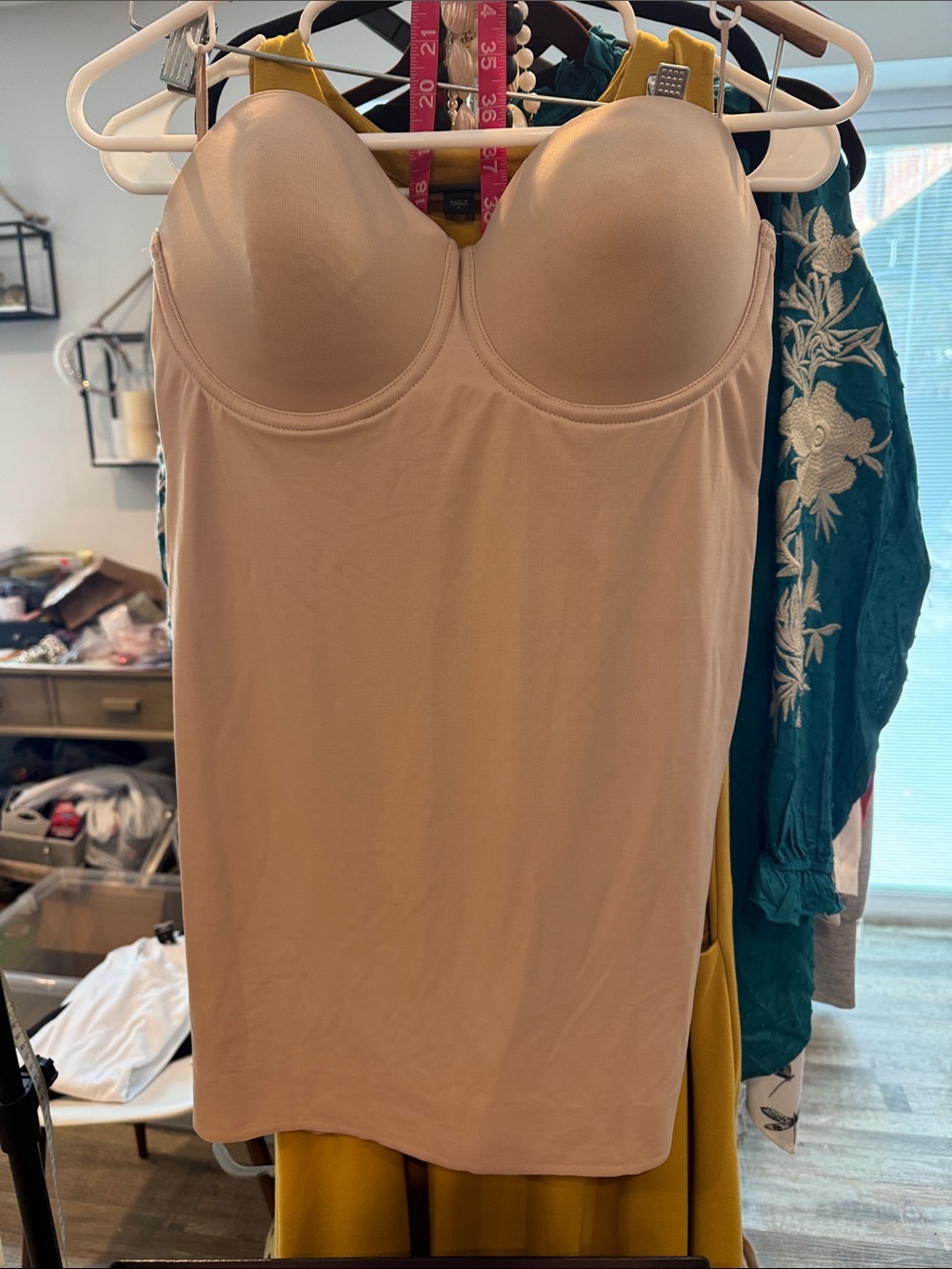 TC Nude Strapless Shapewear Slip with Built-in Cups